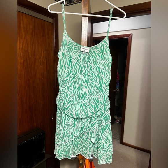 NWOT Diane Von Furstenberg for Target green and white tank mini dress size XL - Picture 6 of 8